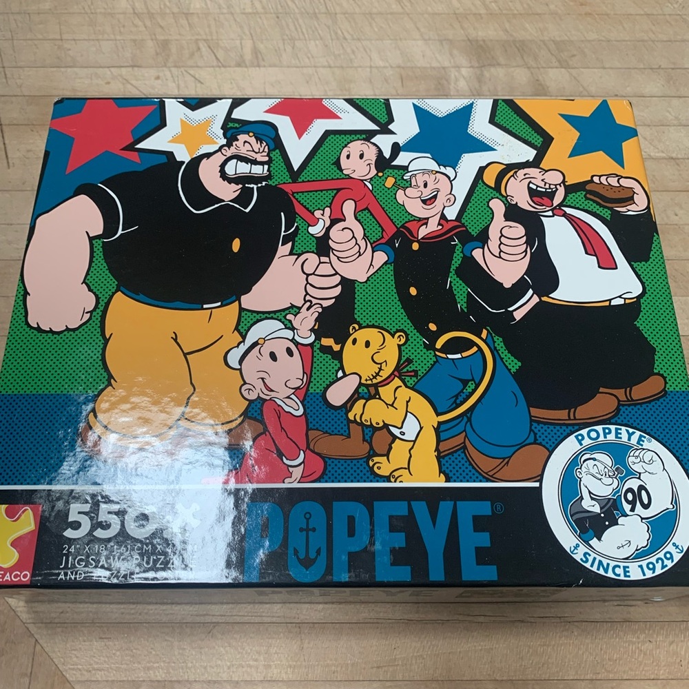 NEW Popeye 550 Piece Jigsaw Puzzle